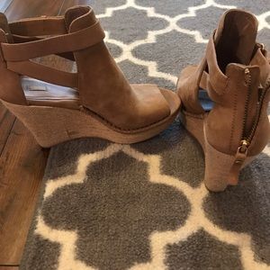 Ugg peep toe wedges